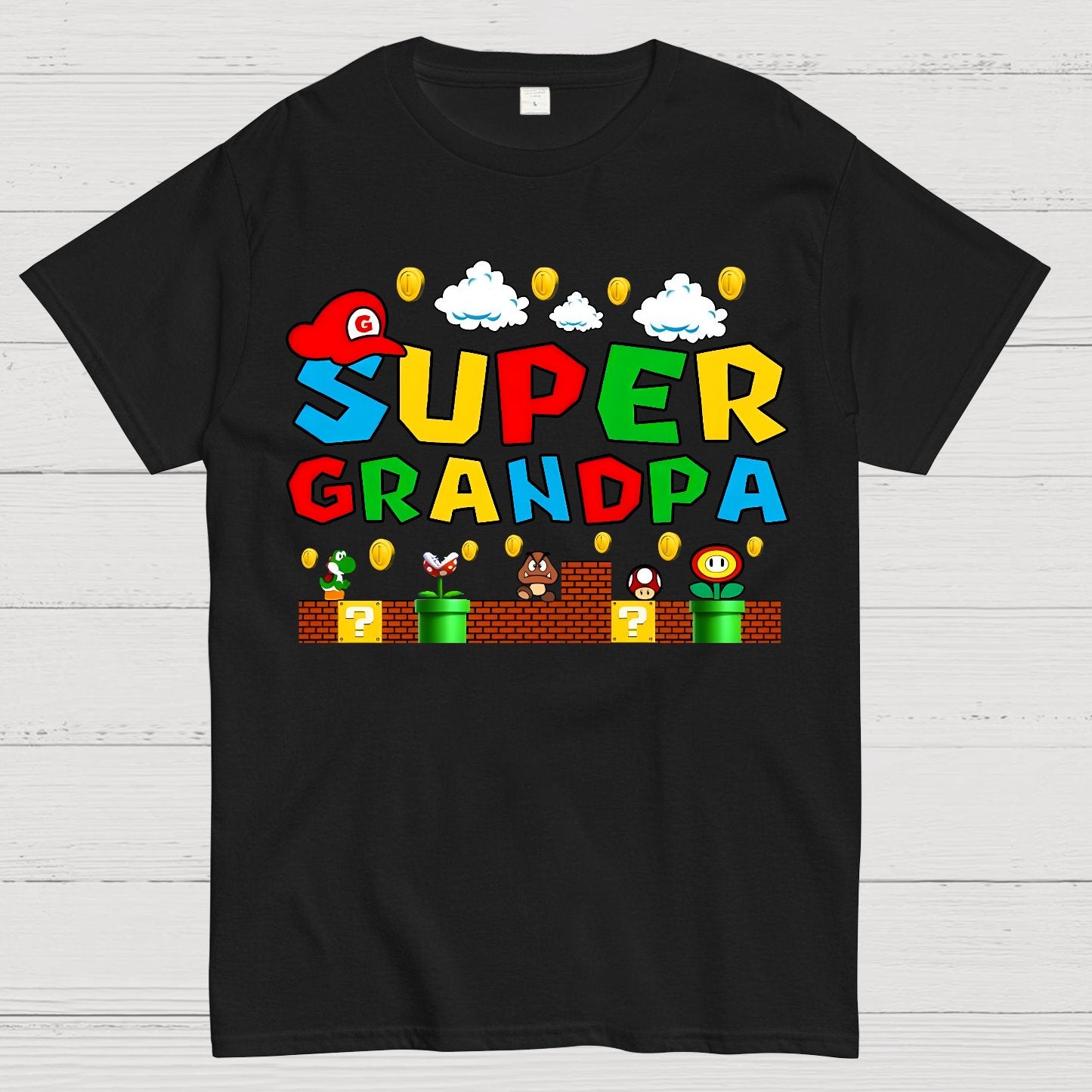 Super Grandpa Geek T-Shirt