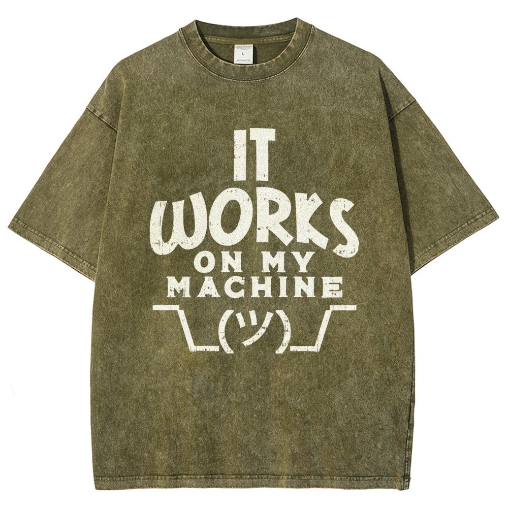 It Works on My Machine Vintage Distressed T-shirt