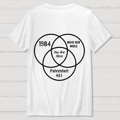 You Are Here Front And Back Printing Geek T-Shirt