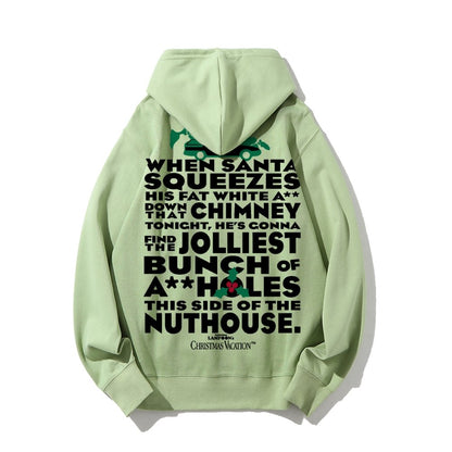 Christmas Vacation: Jolliest Bunch Geek Printed Back Cotton Hoodie