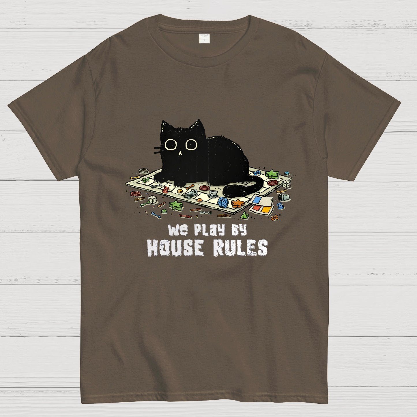 We Play By House Rules Geeky T-Shirt