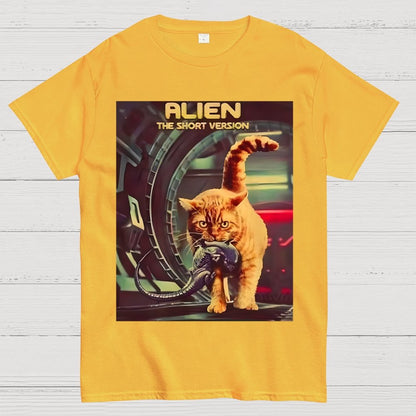 Mystery Cat Heavy Geek T-Shirt