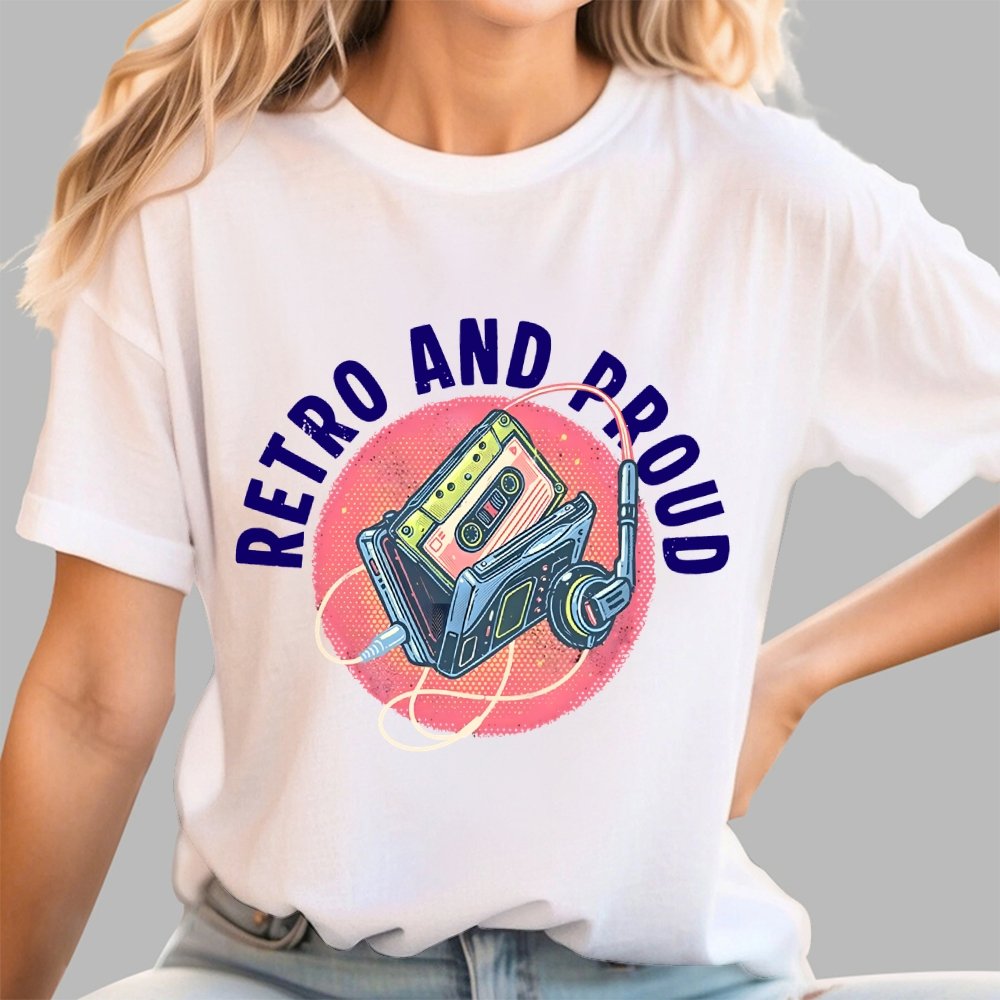Retro and Proud Unisex Geek T-Shirt