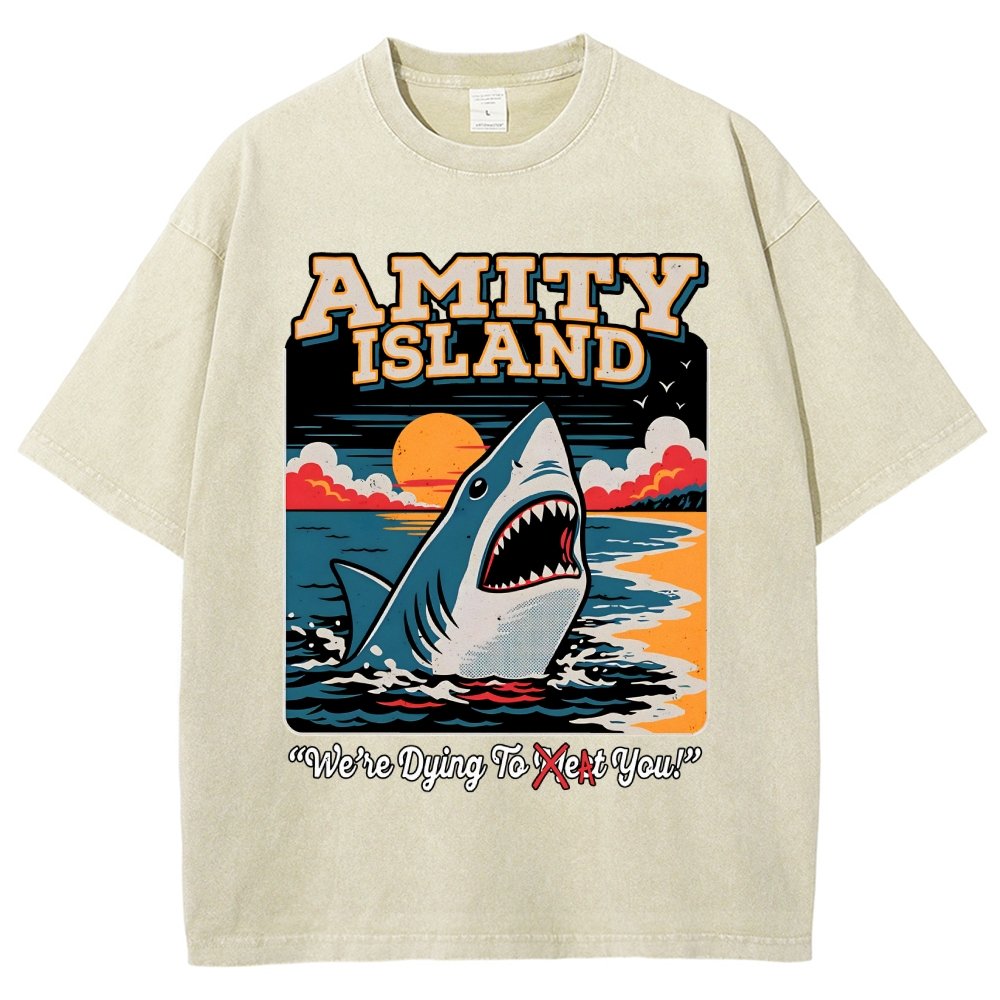 Dying to Eat You Vintage Distressed T-shirt