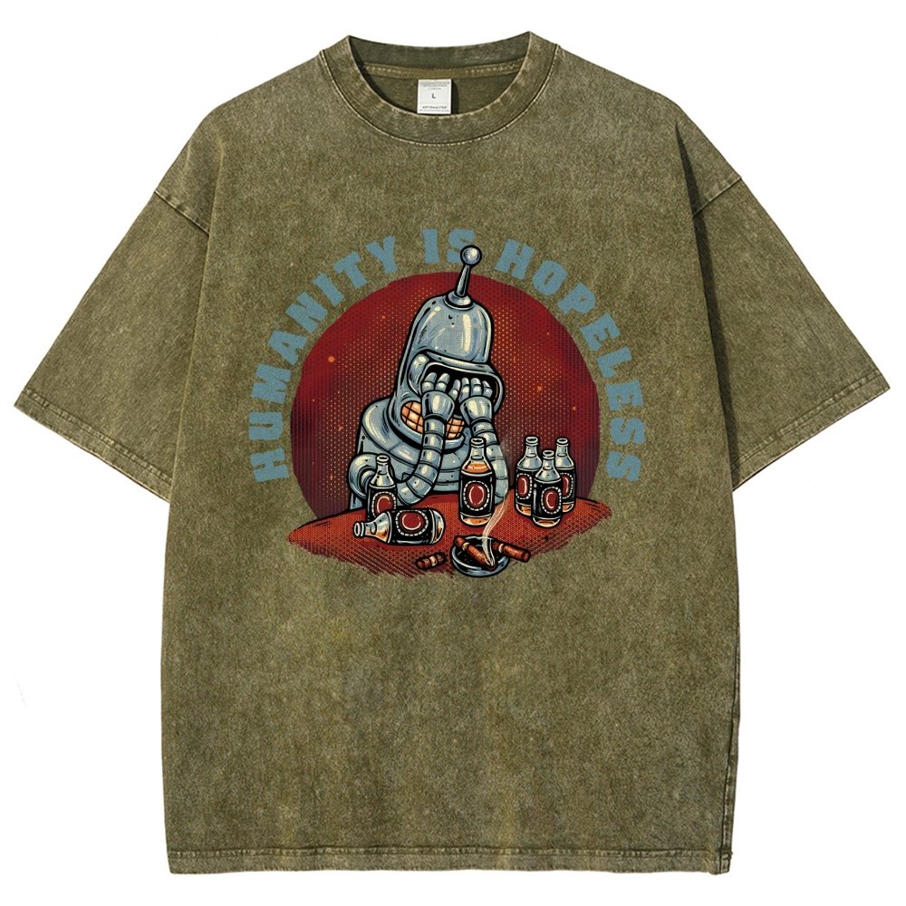 Humanity Is Hopeless Vintage Distressed T-shirt