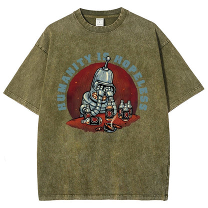 Humanity Is Hopeless Vintage Distressed T-shirt