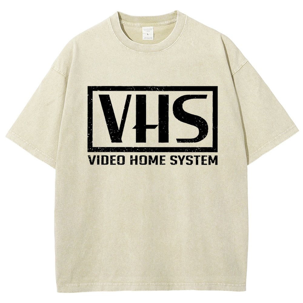 Video Home System Vintage Distressed T-shirt