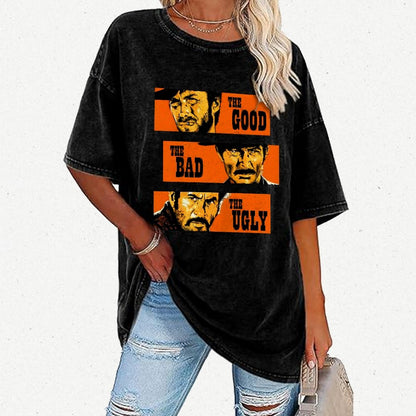 The Good The Bad The Ugly Vintage Distressed T-shirt