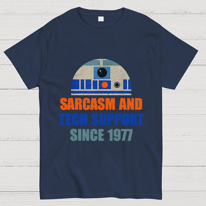Providing Sarcasm and Tech Support Since 1977 Geek T-Shirt