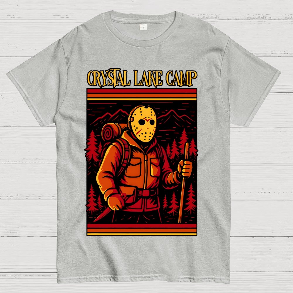 Retro Slasher Camping Halloween Unisex Geek T-Shirt