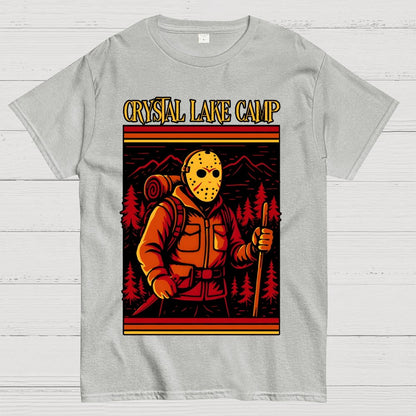 Retro Slasher Camping Halloween Unisex Geek T-Shirt