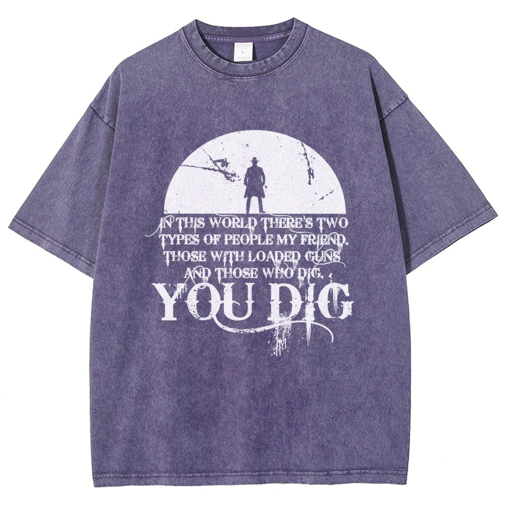 In This World There's Two Kinds Of People Vintage Distressed T-shirt