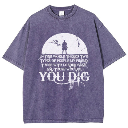 In This World There's Two Kinds Of People Vintage Distressed T-shirt