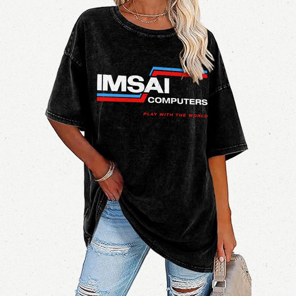 IMSAI Computers Vintage Distressed T-shirt