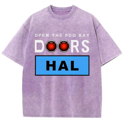 Open The Pod Bay Doors Hal Vintage Distressed T-shirt