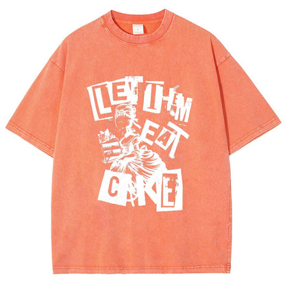 Let Them Eat Cake Vintage Distressed T-shirt