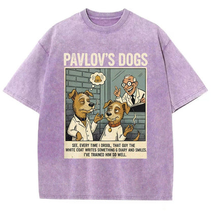 Pavlov's Dogs Art Print Vintage Distressed T-shirt