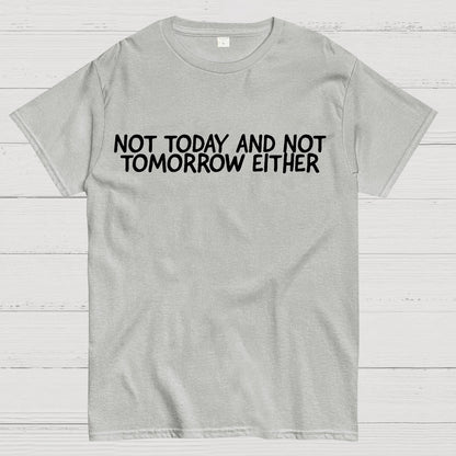 Not Today And Not Tomorrow Either Geek T-Shirt