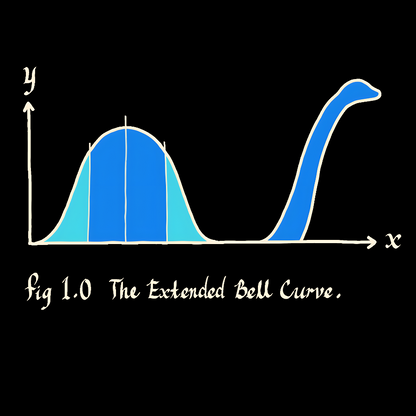 The Extended Bell Curve Geek T-Shirt