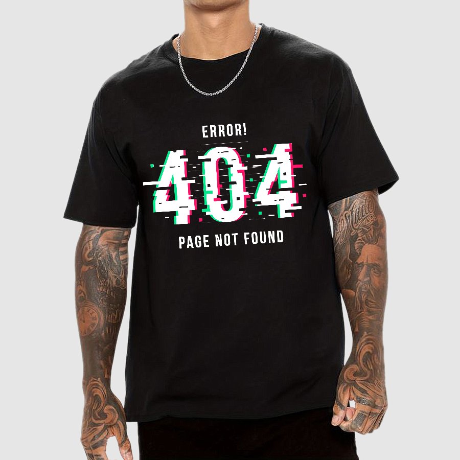 404 Not Found Geeky T-Shirt