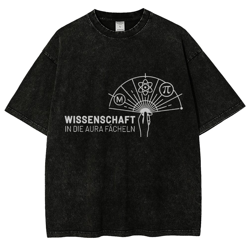 Wissenschaft in die Aura fächeln Vintage Distressed T-shirt