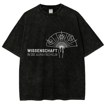Wissenschaft in die Aura fächeln Vintage Distressed T-shirt