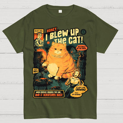 Honey I Blew Up The Cat Geek T-Shirt