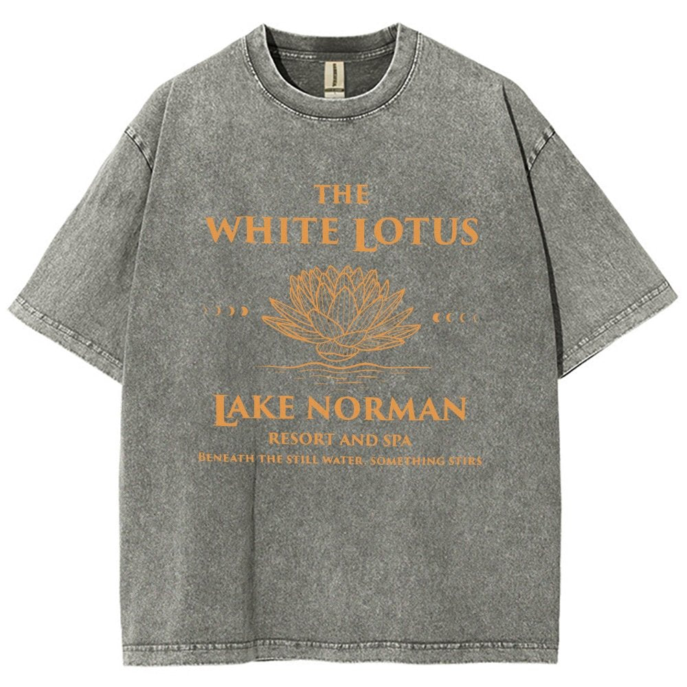 White Lotus LKN Vintage Distressed T-shirt