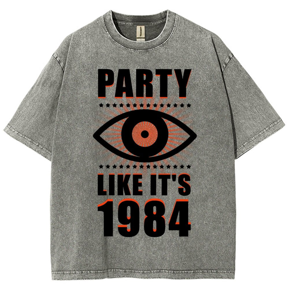 Big Brother is Watching You Party Vintage Distressed T-shirt