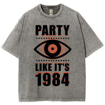 Big Brother is Watching You Party Vintage Distressed T-shirt