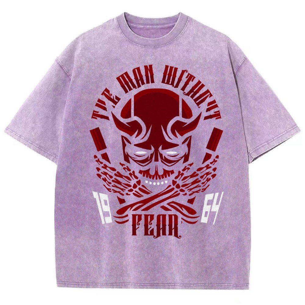 Devil Skull Vintage Distressed T-shirt