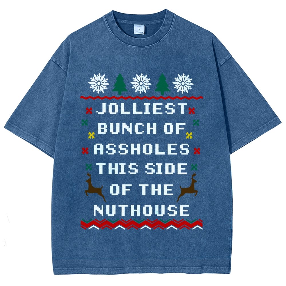 Jolliest Bunch of Assholes This Side of The Nuthouse Vintage Distressed T-shirt