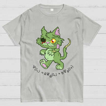 Schrödinger's Zombie Cat Geek T-Shirt