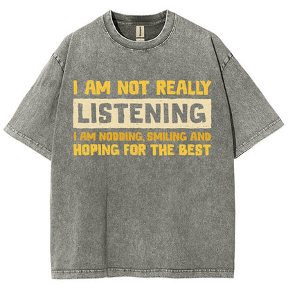 Hoping For The Best Vintage Distressed T-shirt