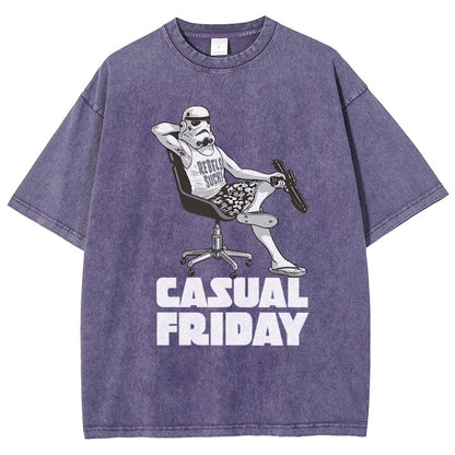 Casual Friday Vintage Distressed T-shirt