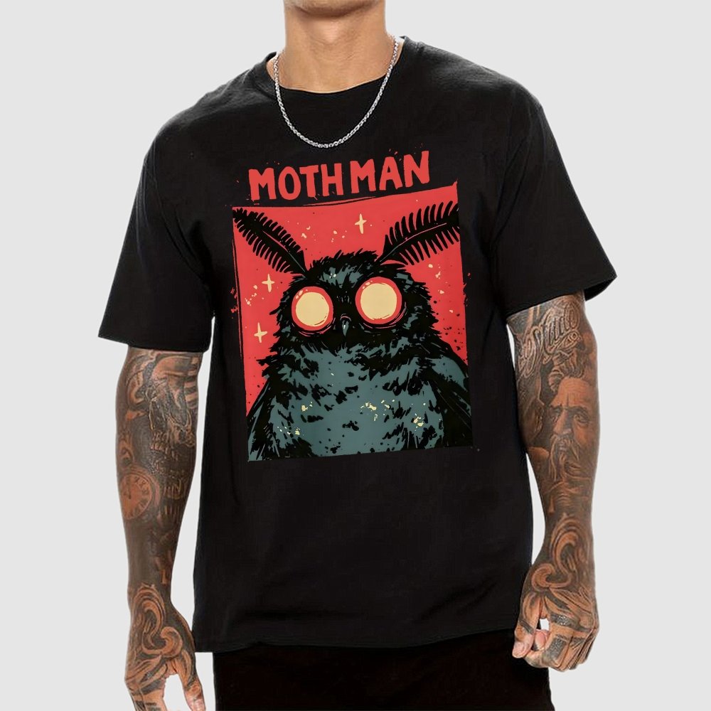 Cryptid Mothman Unisex Geek T-Shirt