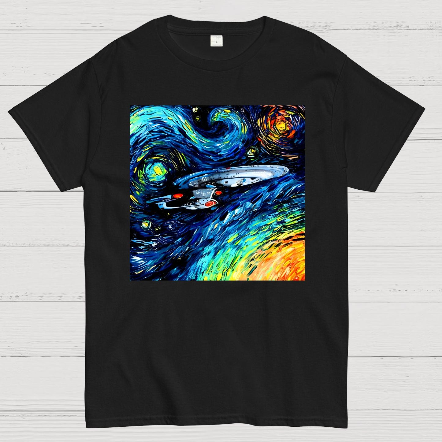 Van Gogh Never Adventurously Went Geek T-Shirt