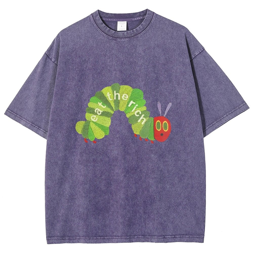 Eat the Rich Vintage Distressed T-shirt