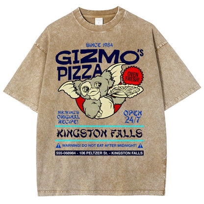 Gizmo's Pizza Pi Day Nerd Vintage Distressed T-shirt