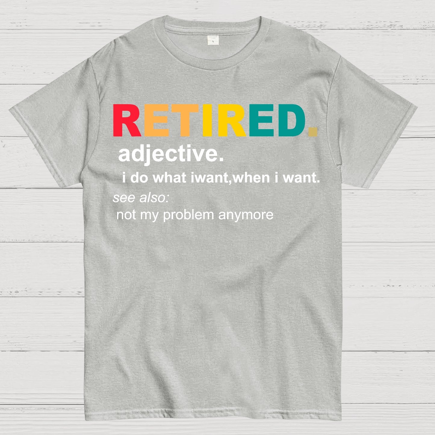 Retired Definition, Funny Retired Classic Geek T-Shirt