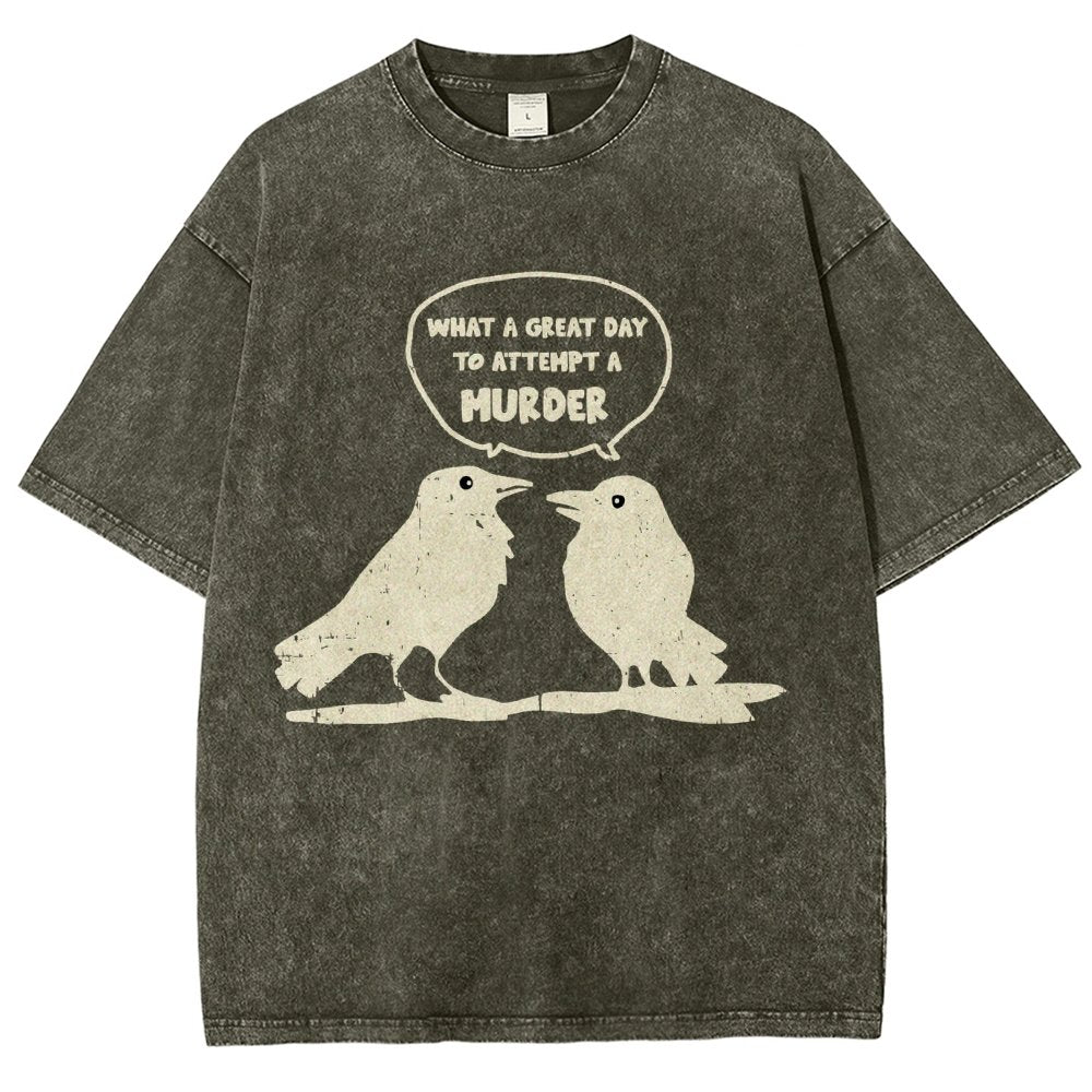 Attempted Murder Vintage Distressed T-shirt