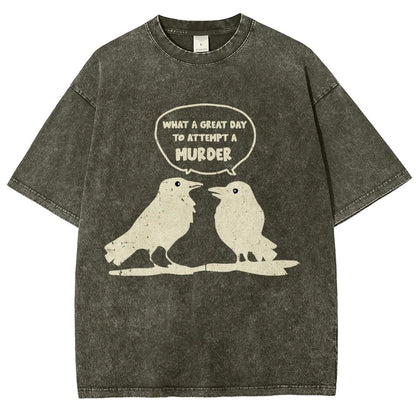 Attempted Murder Vintage Distressed T-shirt
