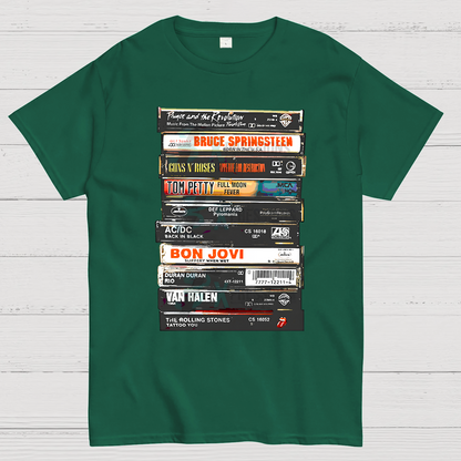 Vintage Rock Cassettes Geek T-Shirt