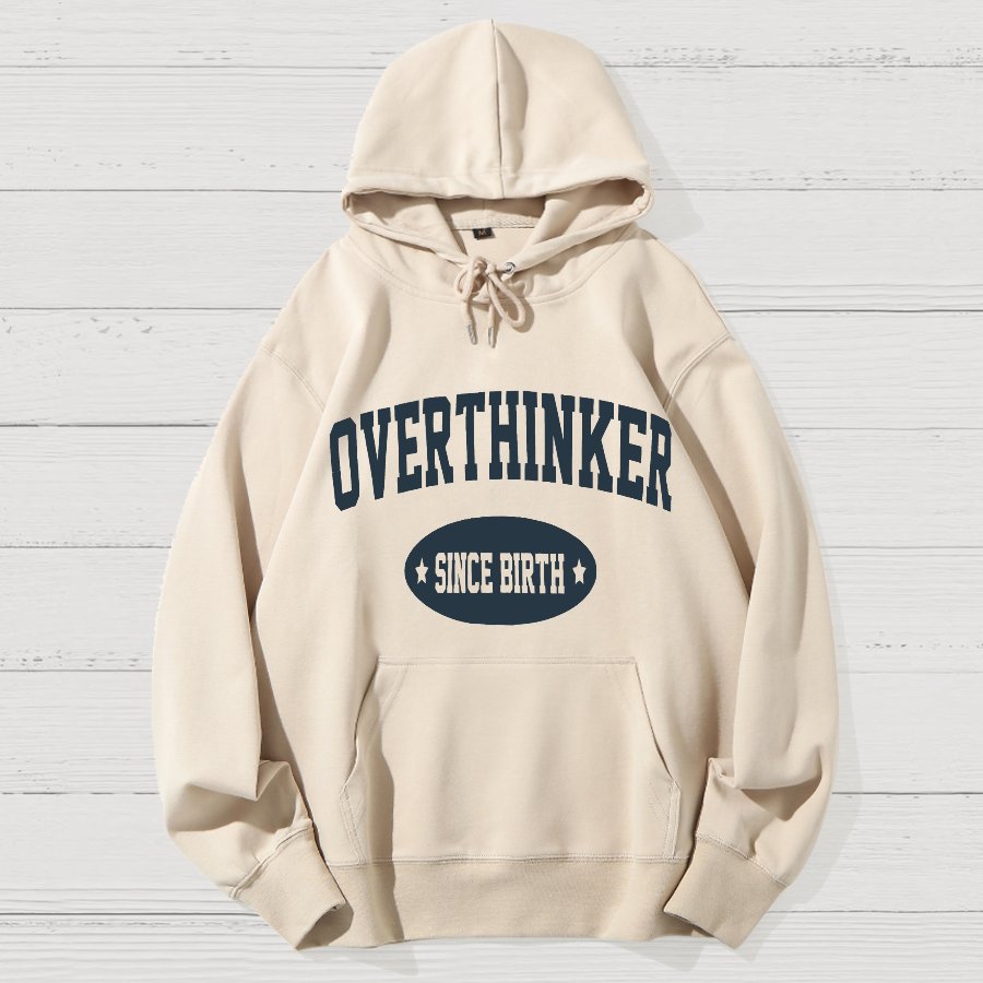 Overthinking Geek Cotton Hoodie