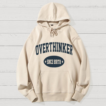 Overthinking Geek Cotton Hoodie
