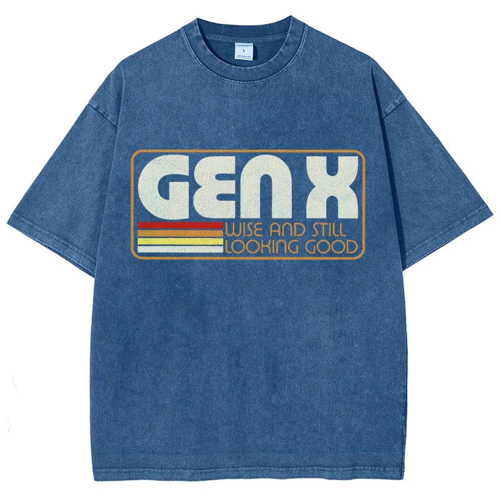 Gen X Vintage Quote Vintage Distressed T-shirt