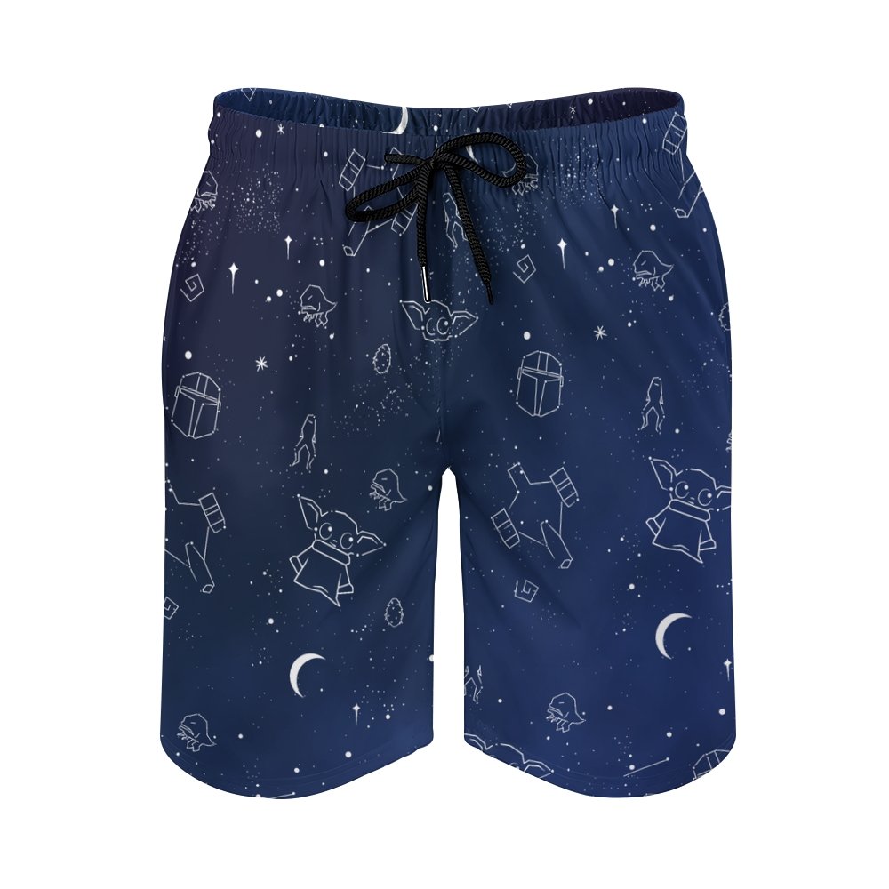 Strange Little Monsters In The Starry Sky Geek Shorts