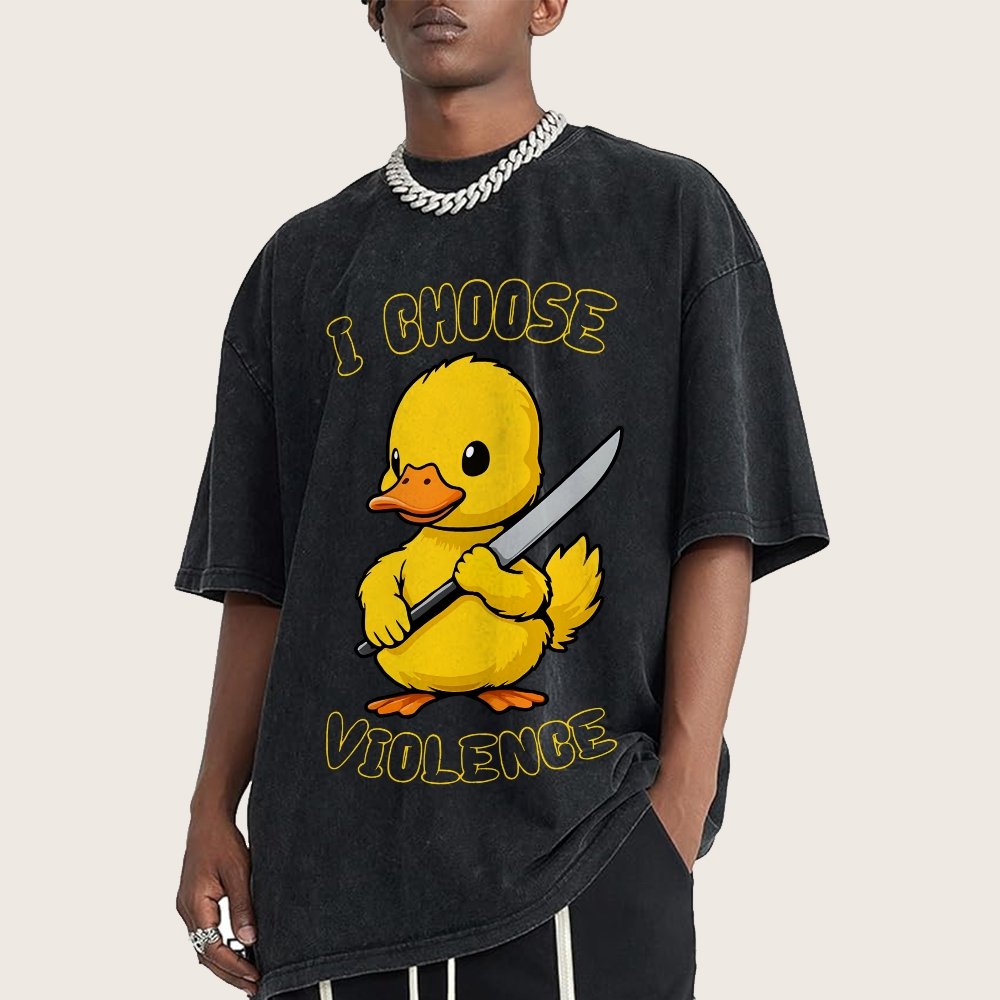 I Choose Violence Vintage Distressed T-shirt