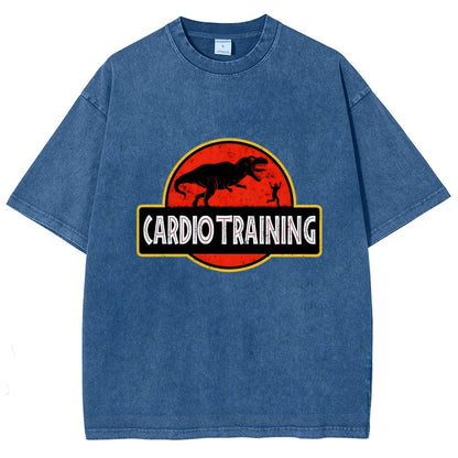 Cardio Training Vintage Distressed T-shirt