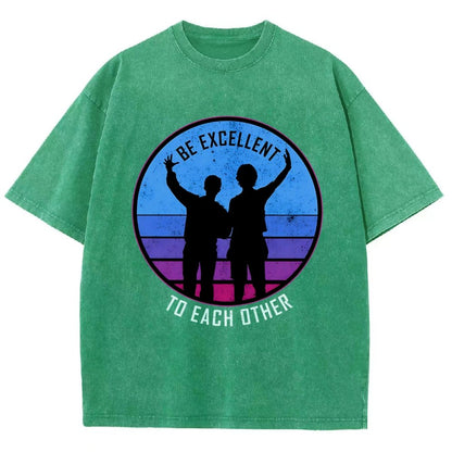 Be Excellent To Each Other 80s Vintage Distressed T-shirt